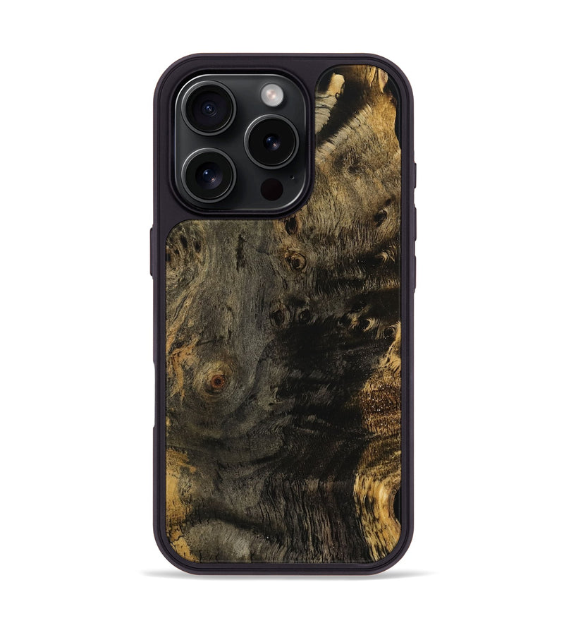 iPhone 16 Pro Wood Phone Case - Palmer (Wood Burl, 776716)