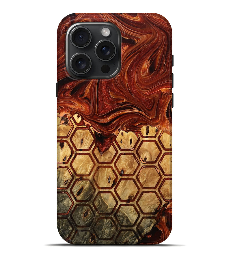 iPhone 16 Pro Max Wood Live Edge Phone Case - Paityn (Pattern, 776744)