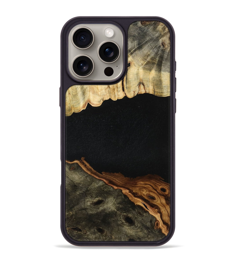 iPhone 16 Pro Max Wood Phone Case - Robbin (Wood Burl, 776792)
