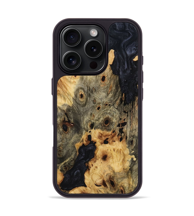 iPhone 16 Pro Wood Phone Case - Alaina (Wood Burl, 776794)