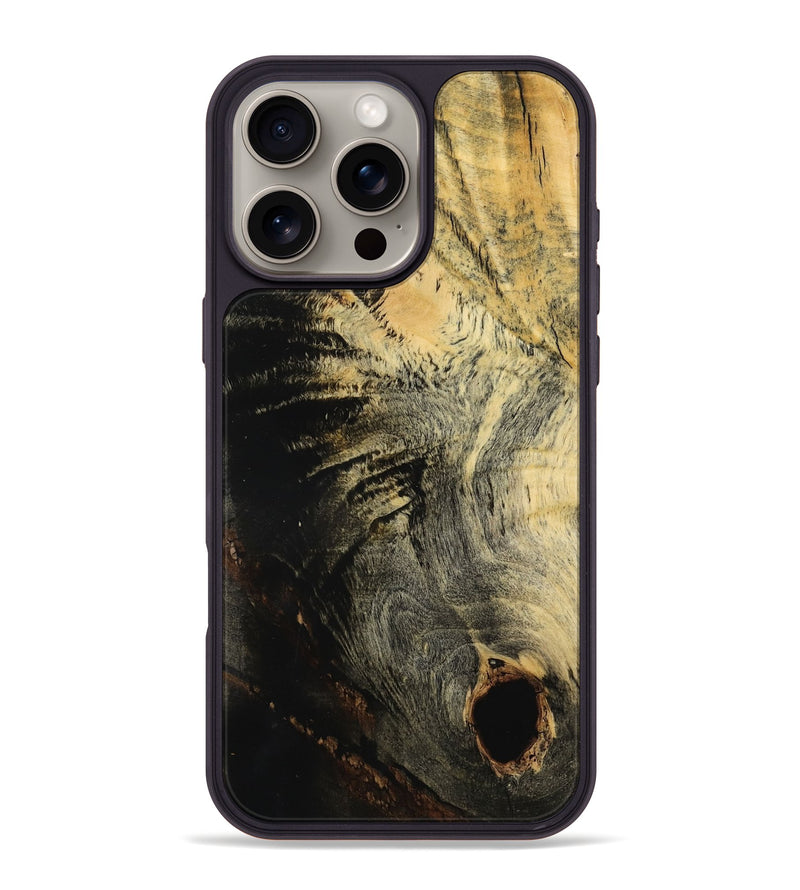 iPhone 16 Pro Max Wood Phone Case - Torrey (Wood Burl, 776797)