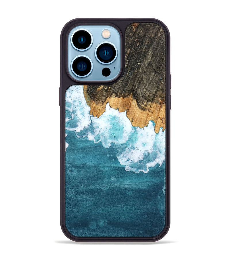 iPhone 14 Pro Max Wood Phone Case - Rhea (Coastal, 776818)