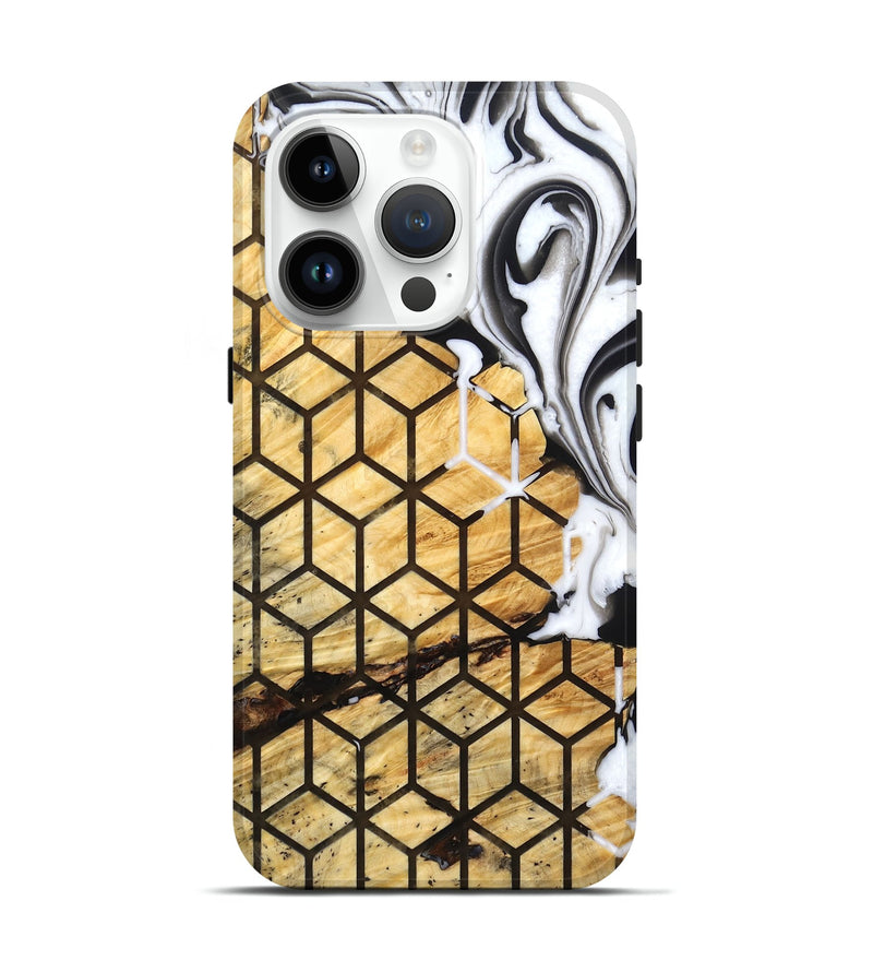 iPhone 15 Pro Wood Live Edge Phone Case - Ciara (Pattern, 776872)