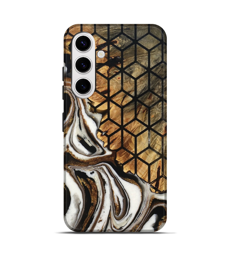 Galaxy S25 Wood Live Edge Phone Case - Love (Pattern, 776878)