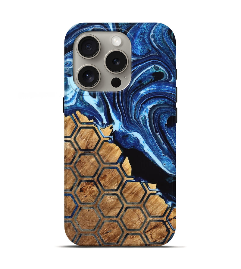 iPhone 16 Pro Wood Live Edge Phone Case - Lucca (Pattern, 776885)