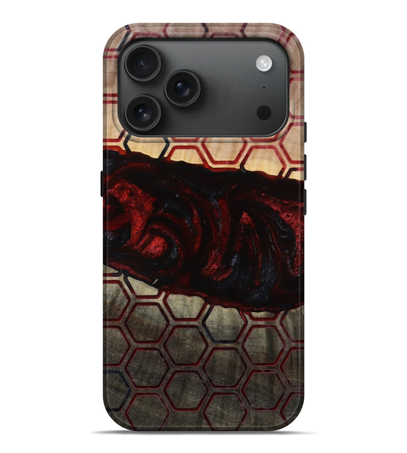 iPhone 17 Pro Max Wood Live Edge Phone Case - Izan (Pattern, 776946)