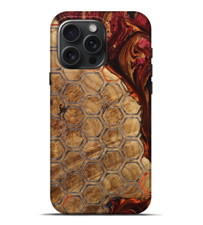 iPhone 16 Pro Max Wood Live Edge Phone Case - Chanel (Pattern, 776951)