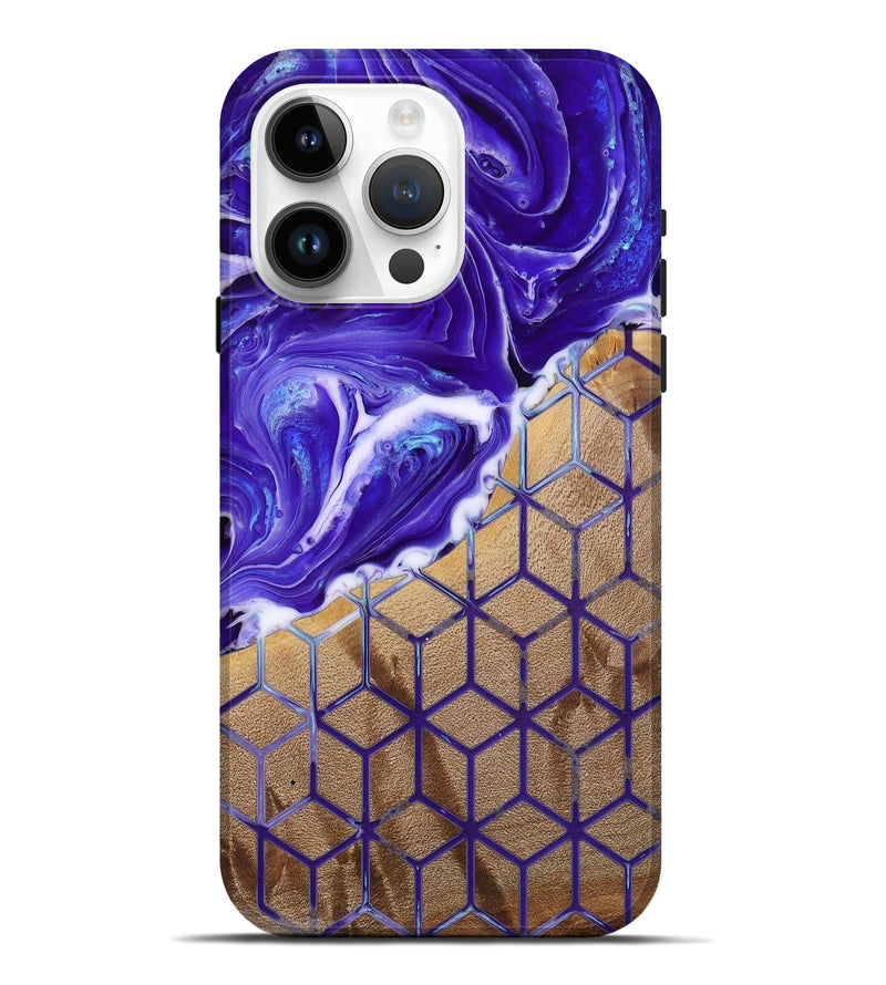 iPhone 15 Pro Max Wood Live Edge Phone Case - Kameron (Pattern, 776952)
