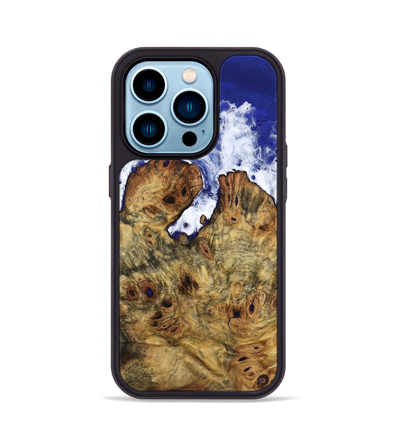 iPhone 14 Pro Wood Phone Case - Tamie (Coastal, 776990)