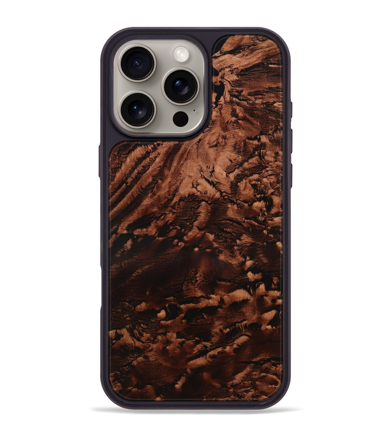 iPhone 16 Pro Max Wood Phone Case - Ryann (Wood Burl, 777014)