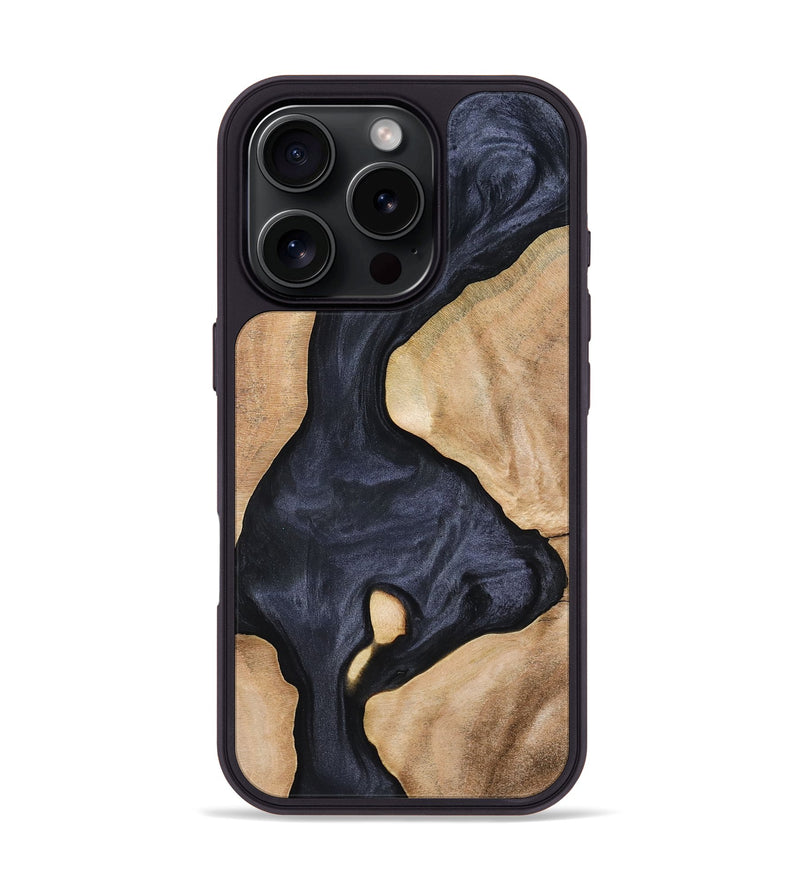 iPhone 16 Pro Wood Phone Case - Ryatt (Wood Burl, 777016)