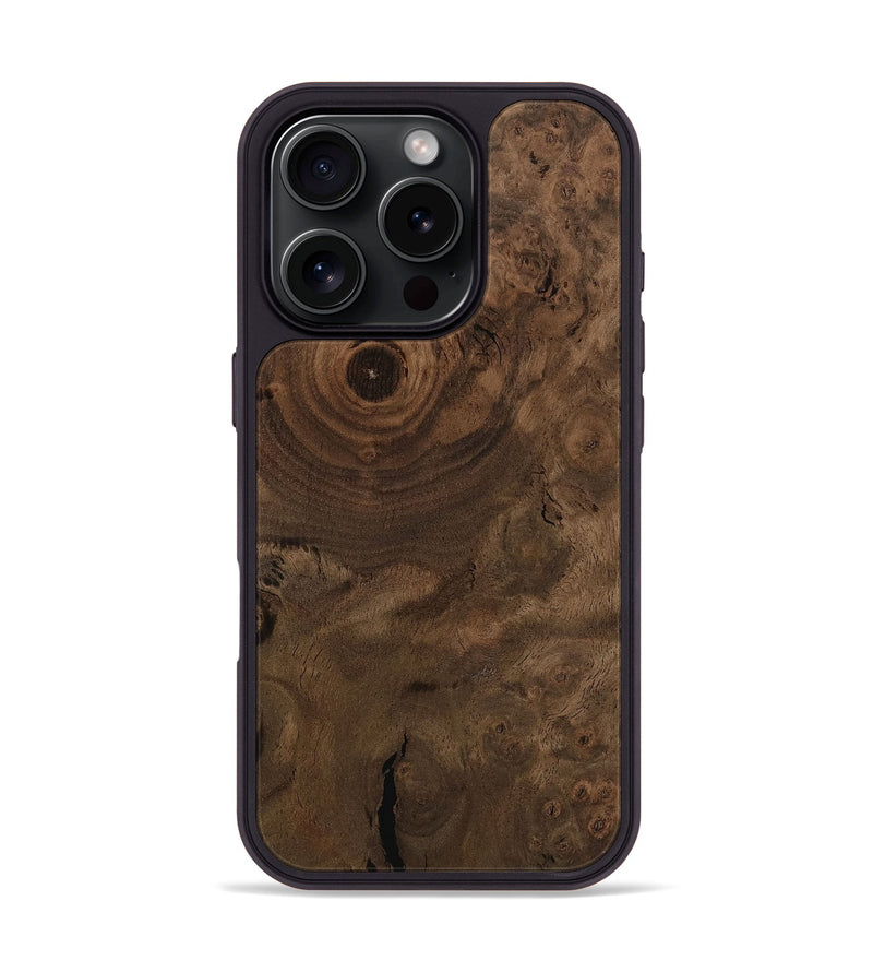 iPhone 16 Pro Wood Phone Case - Shad (Wood Burl, 777019)