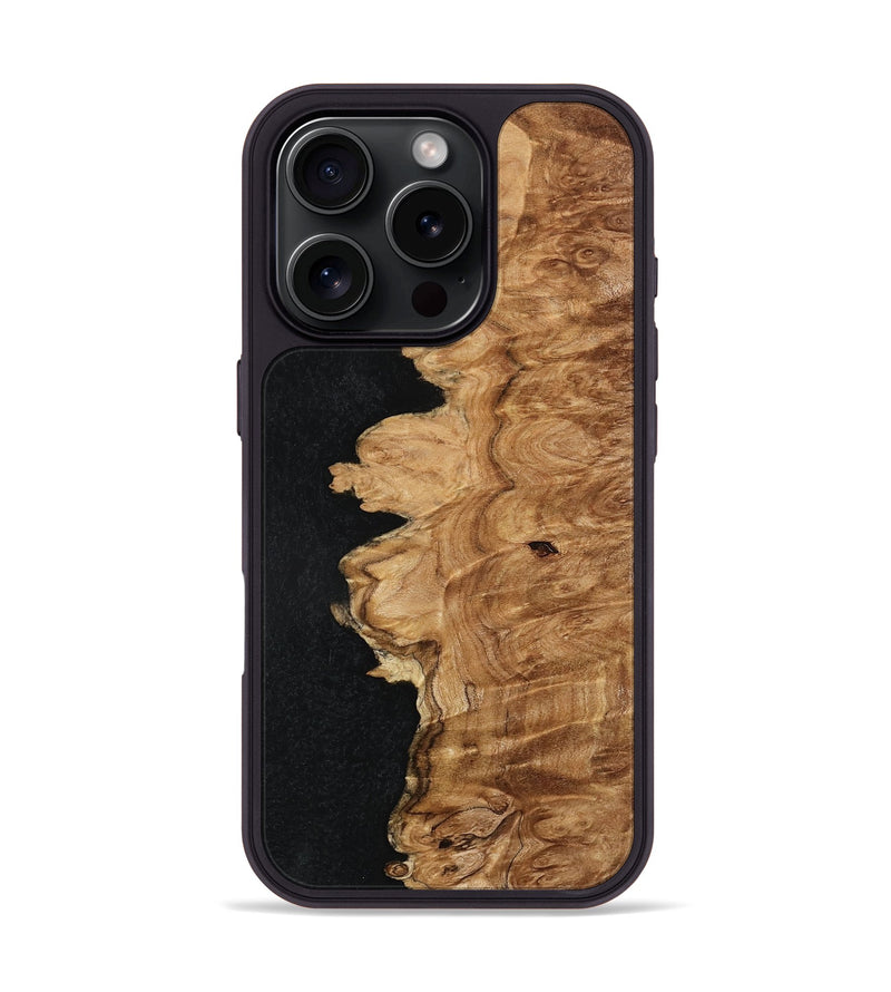 iPhone 16 Pro Wood Phone Case - Brynn (Wood Burl, 777186)