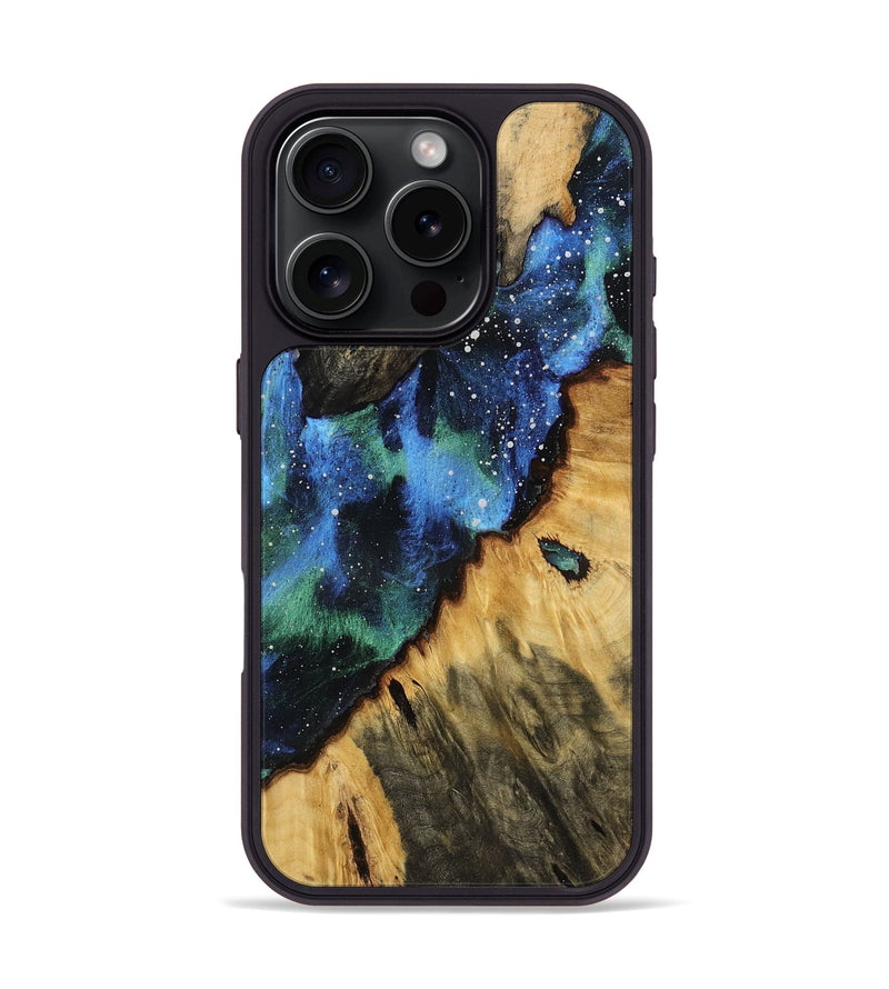 iPhone 16 Pro Wood Phone Case - Calvin (Cosmos, 777219)