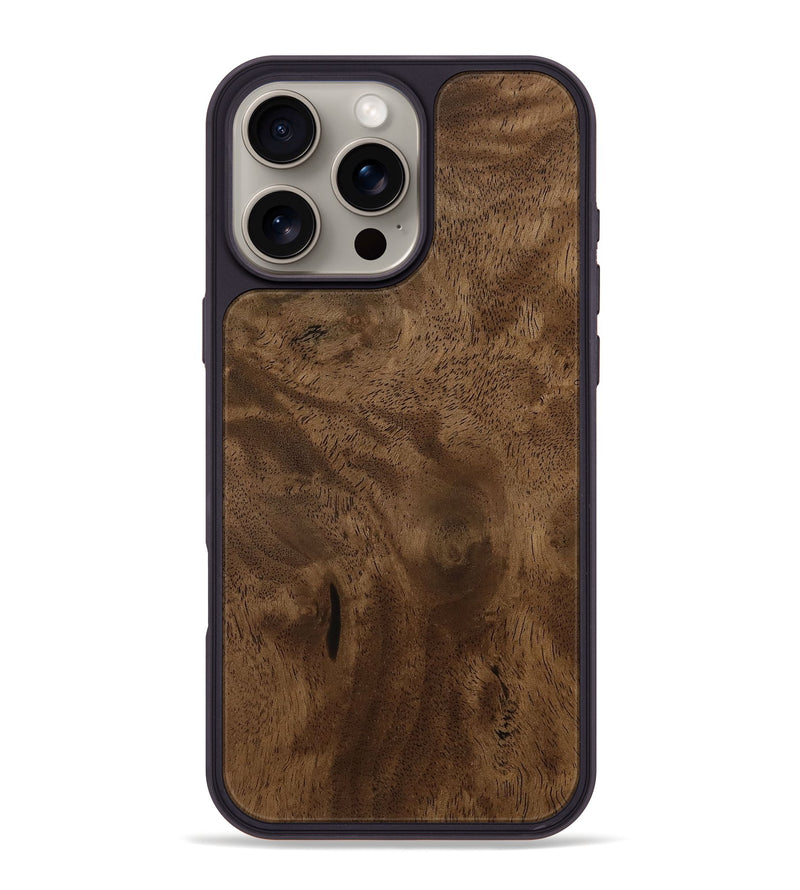 iPhone 16 Pro Max Wood Phone Case - Ernie (Wood Burl, 777258)