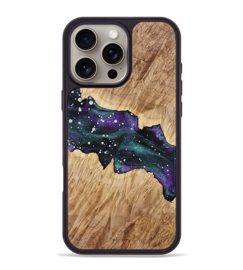 iPhone 16 Pro Max Wood Phone Case - Latosha (Cosmos, 777273)