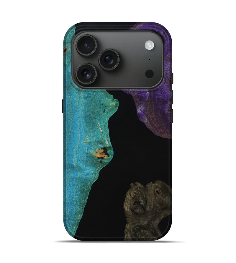 iPhone 17 Pro Wood Live Edge Phone Case - Norman (Wood Burl, 777316)