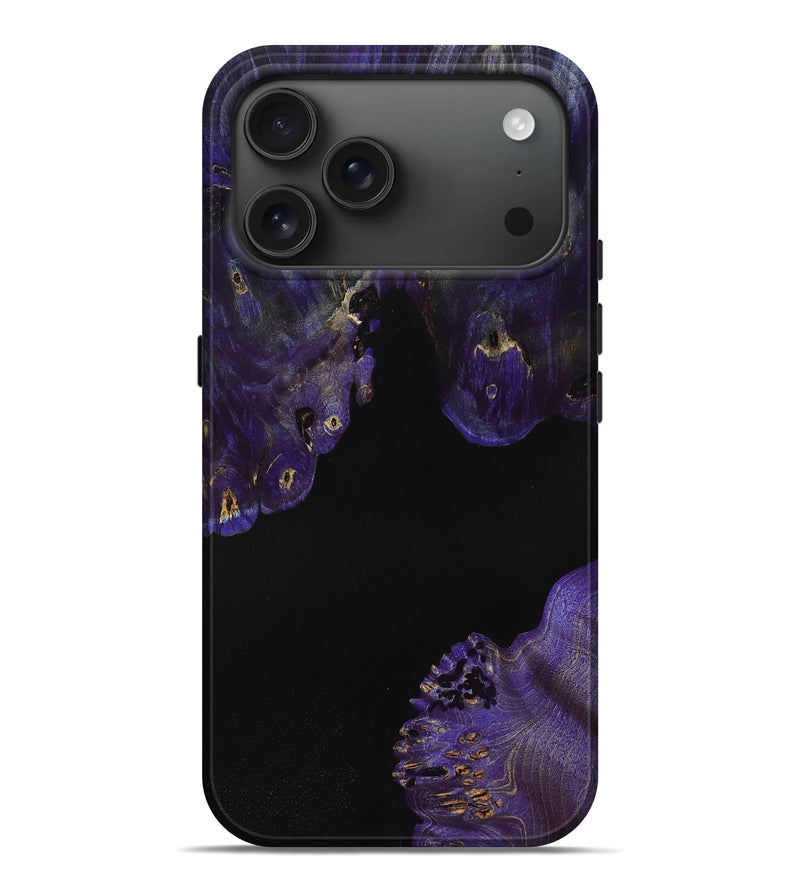 iPhone 17 Pro Max Wood Live Edge Phone Case - Jazlene (Wood Burl, 777317)