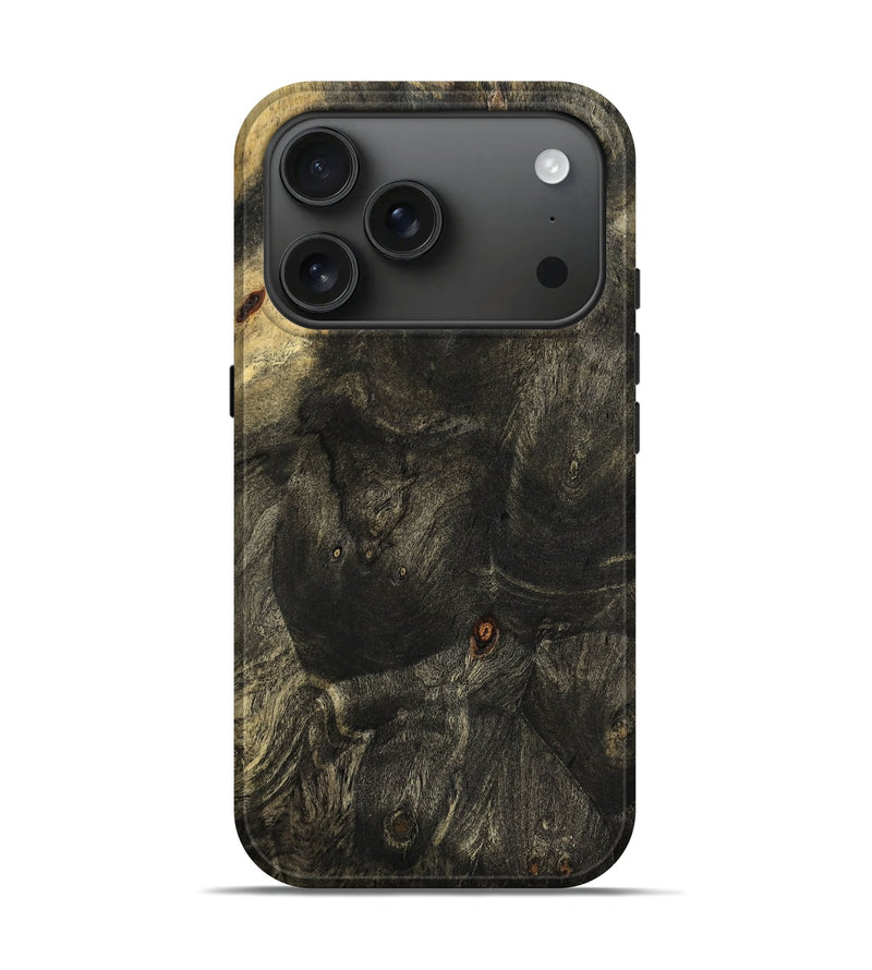iPhone 17 Pro Wood Live Edge Phone Case - Jeanie (Wood Burl, 777323)