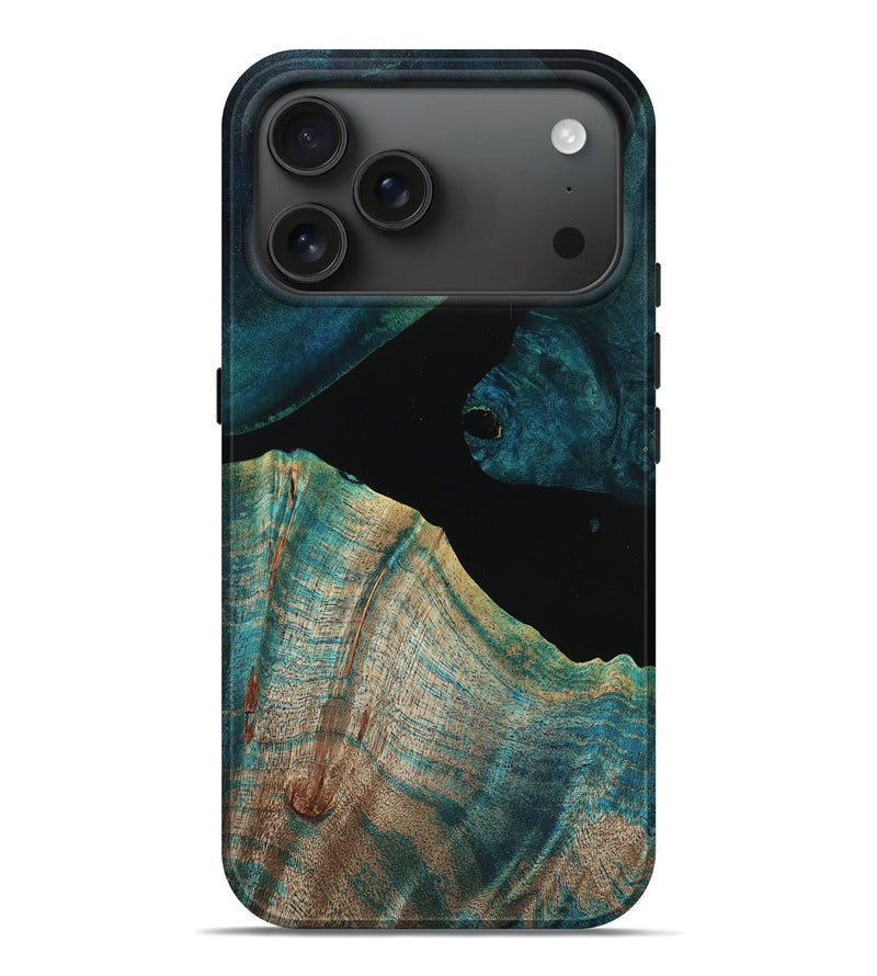 iPhone 17 Pro Max Wood Live Edge Phone Case - Keily (Wood Burl, 777327)