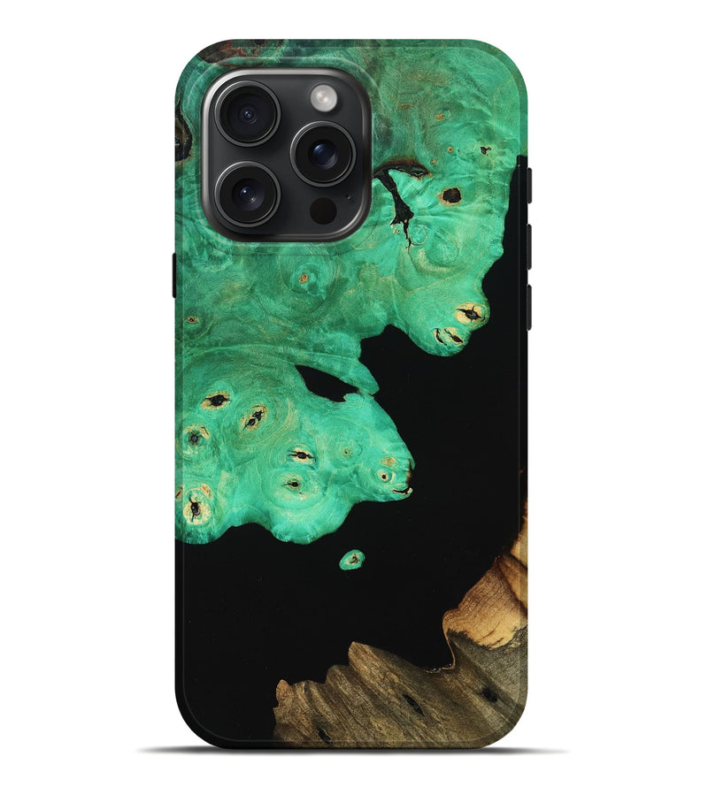 iPhone 16 Pro Max Wood Live Edge Phone Case - Breanne (Wood Burl, 777394)