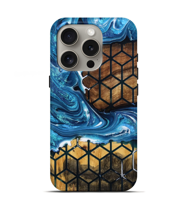 iPhone 16 Pro Wood Live Edge Phone Case - Brandon (Pattern, 777403)