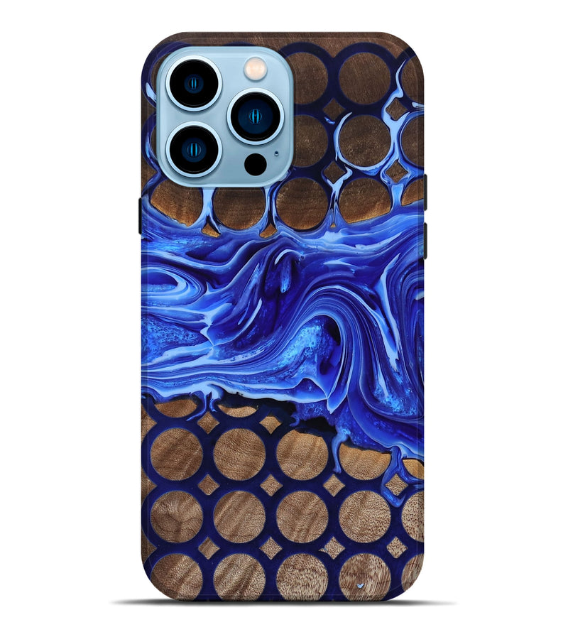 iPhone 14 Pro Max Wood Live Edge Phone Case - Odalys (Pattern, 777405)