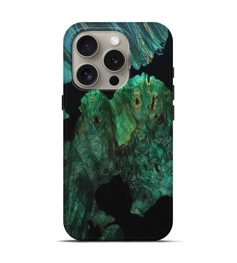 iPhone 16 Pro Wood Live Edge Phone Case - Dariana (Wood Burl, 777407)