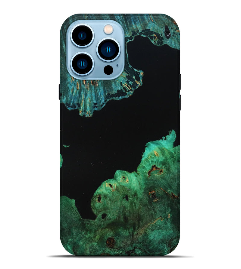 iPhone 14 Pro Max Wood Live Edge Phone Case - Claire (Wood Burl, 777408)