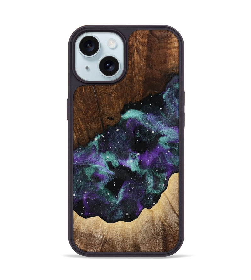 iPhone 15 Wood Phone Case - Isom (Cosmos, 777502)