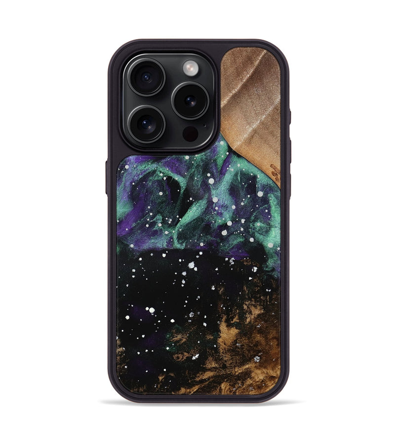 iPhone 15 Pro Wood Phone Case - Janell (Cosmos, 777509)