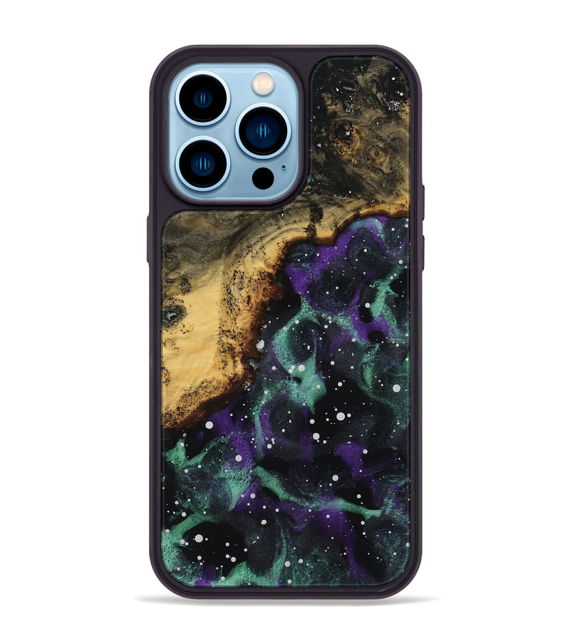 iPhone 14 Pro Max Wood Phone Case - Malaki (Cosmos, 777537)