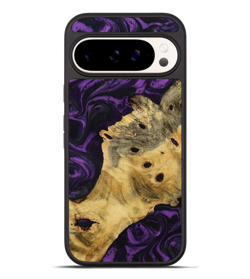 Pixel 9 Pro XL Wood Phone Case - Tracie (Purple, 777545)