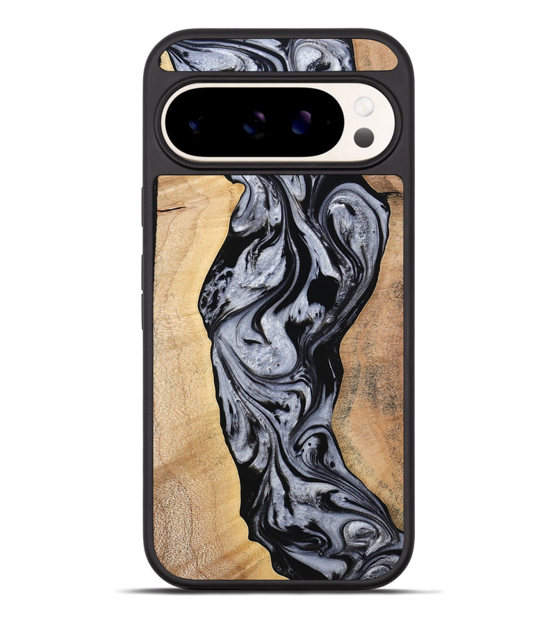 Pixel 9 Pro XL Wood Phone Case - Tucker (Black & White, 777572)