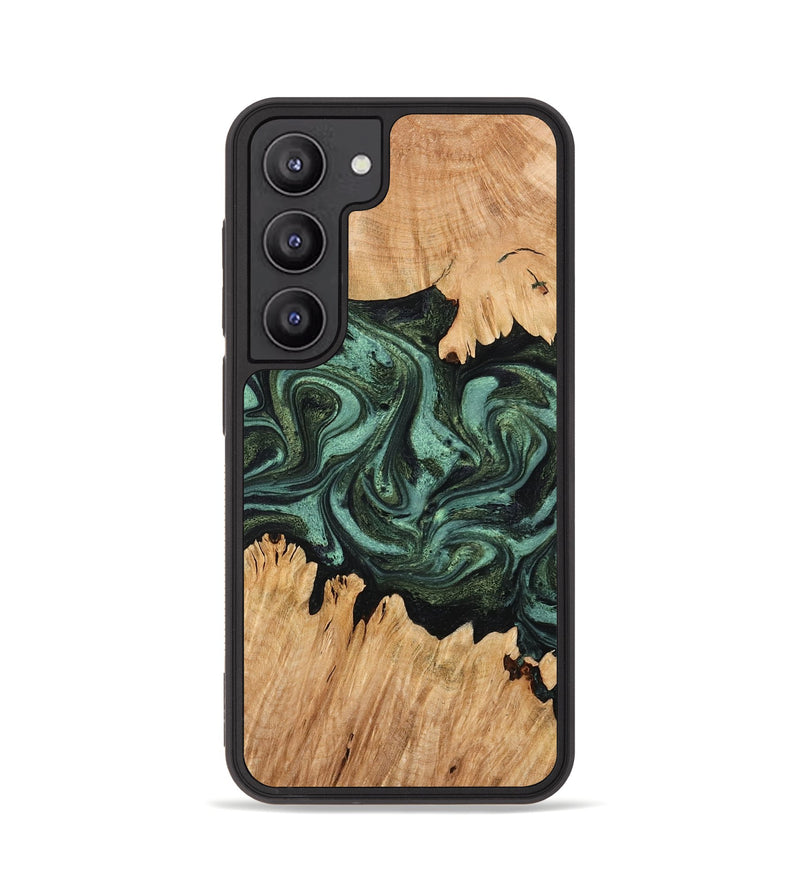 Galaxy S23 Wood Phone Case - Jonah (Green, 777616)