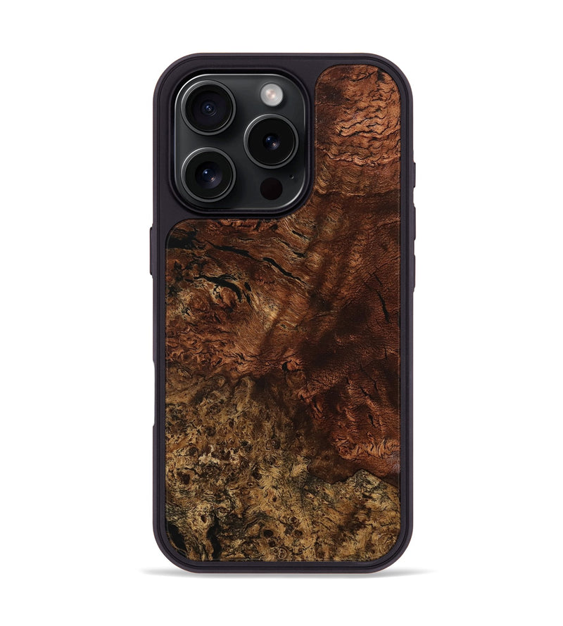iPhone 16 Pro Wood Phone Case - Tod (Wood Burl, 777663)