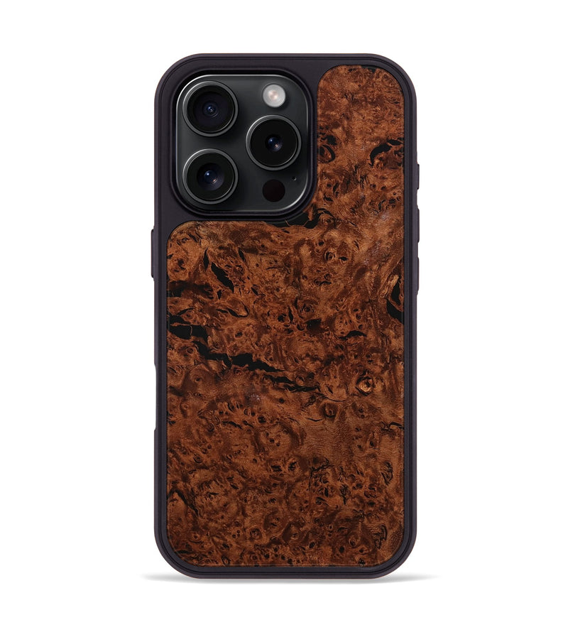iPhone 16 Pro Wood Phone Case - Karissa (Wood Burl, 777670)
