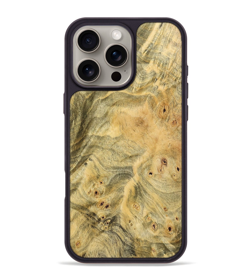 iPhone 16 Pro Max Wood Phone Case - Yuridia (Wood Burl, 777683)