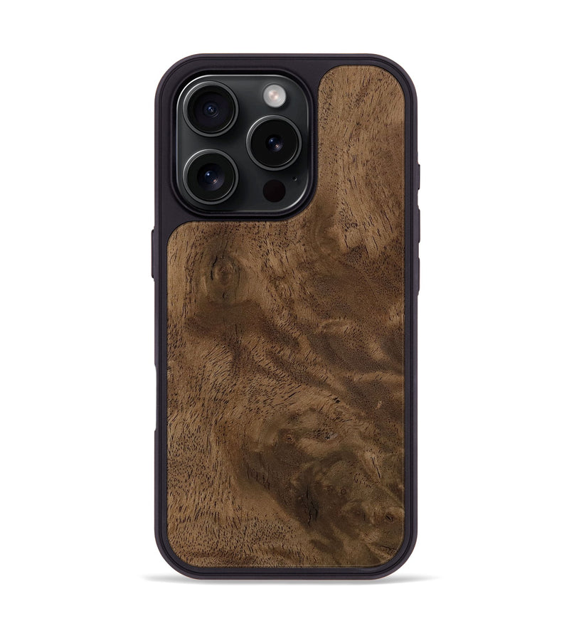 iPhone 16 Pro Wood Phone Case - Jazmyn (Wood Burl, 777685)