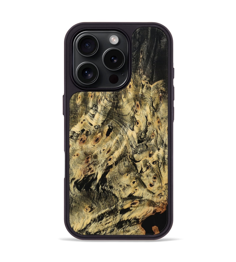 iPhone 16 Pro Wood Phone Case - Joanne (Wood Burl, 777689)