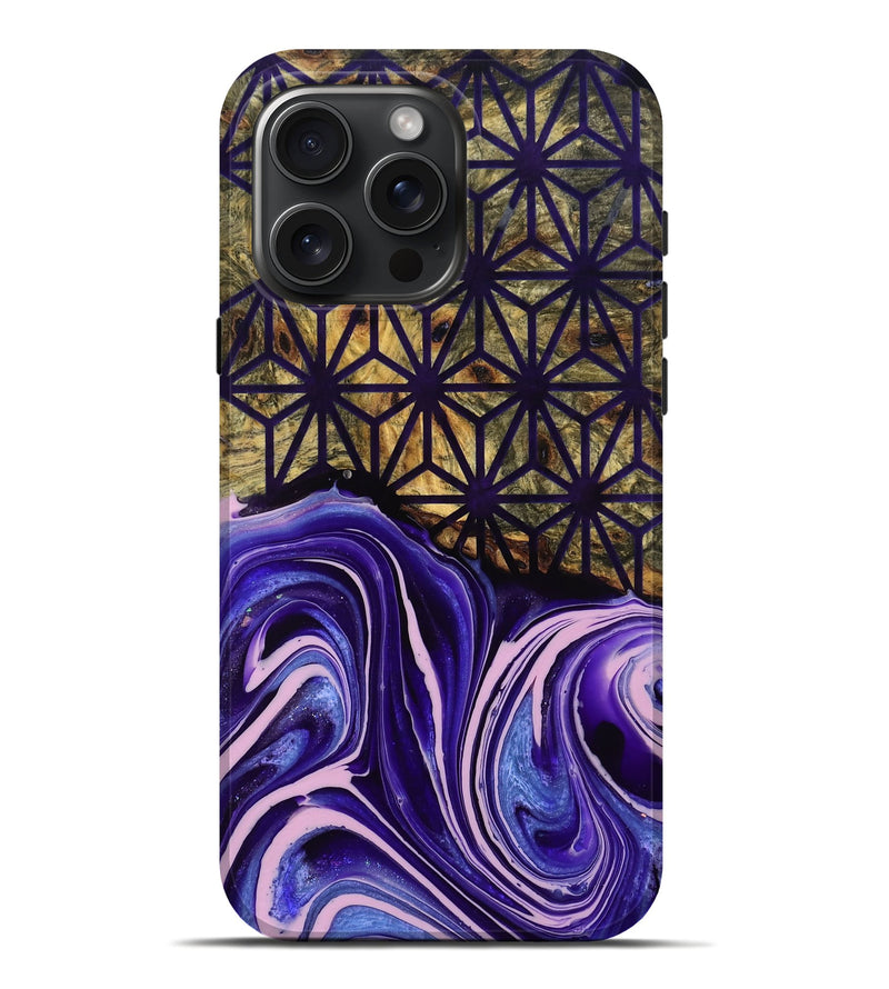 iPhone 16 Pro Max Wood Live Edge Phone Case - Jamaal (Pattern, 777805)
