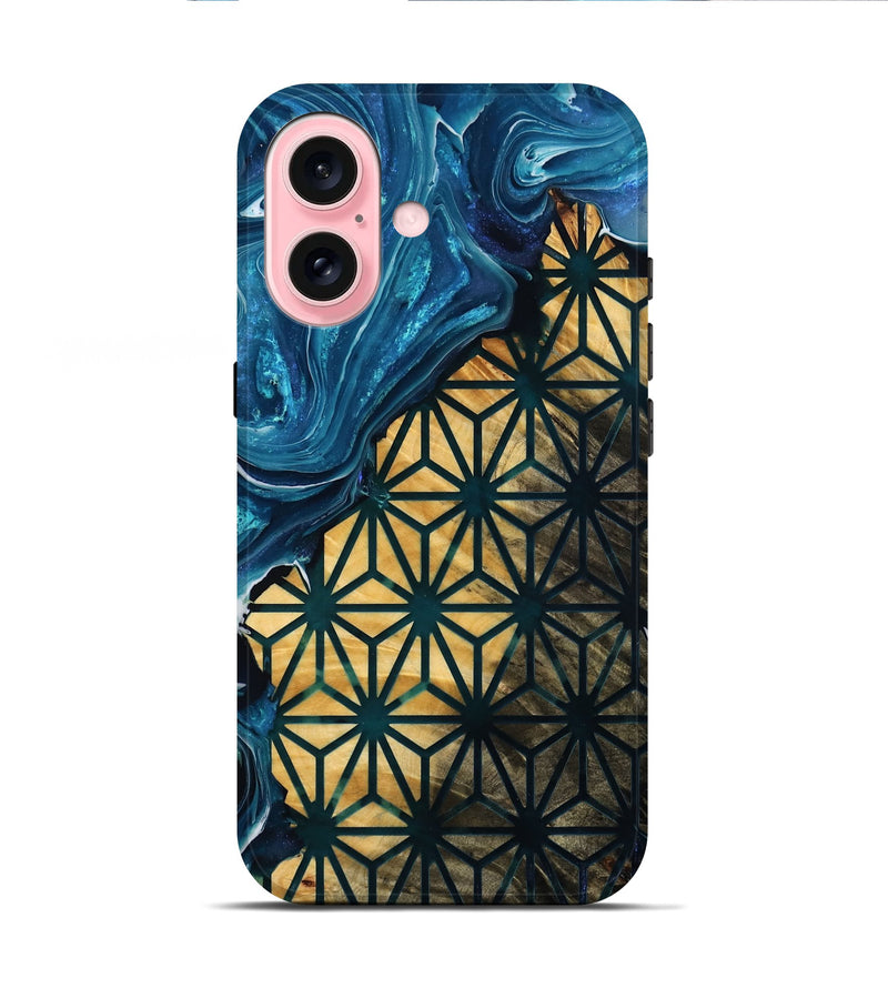 iPhone 16 Wood Live Edge Phone Case - Dejah (Pattern, 777823)