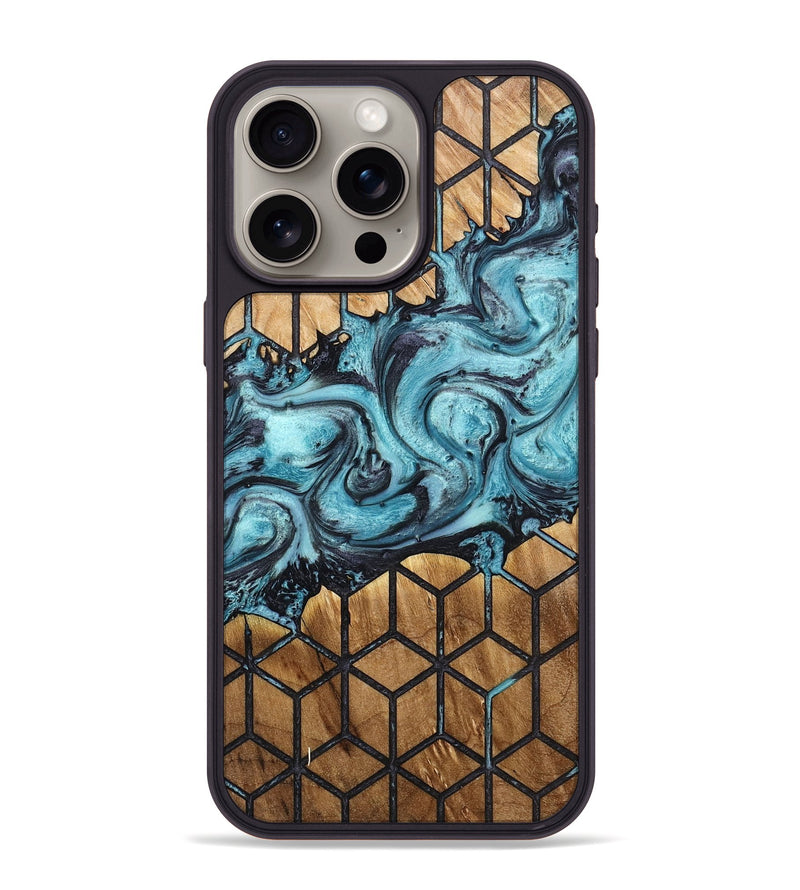 iPhone 15 Pro Max Wood Phone Case - Mandie (Pattern, 777891)