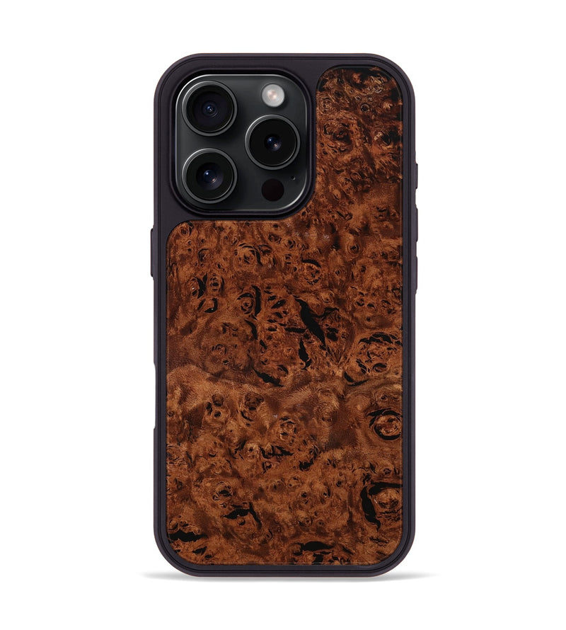 iPhone 16 Pro Wood Phone Case - Yaritza (Wood Burl, 777911)