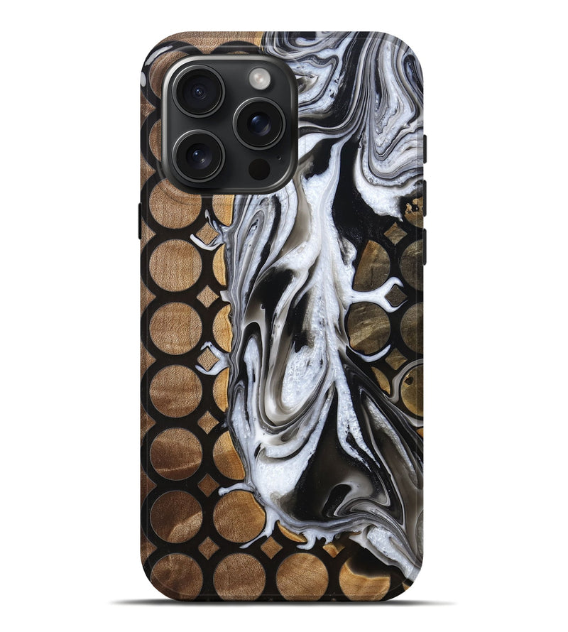 iPhone 16 Pro Max Wood Live Edge Phone Case - Turner (Pattern, 777969)