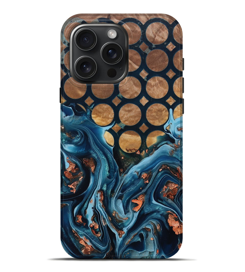 iPhone 16 Pro Max Wood Live Edge Phone Case - Nevaeh (Pattern, 777970)