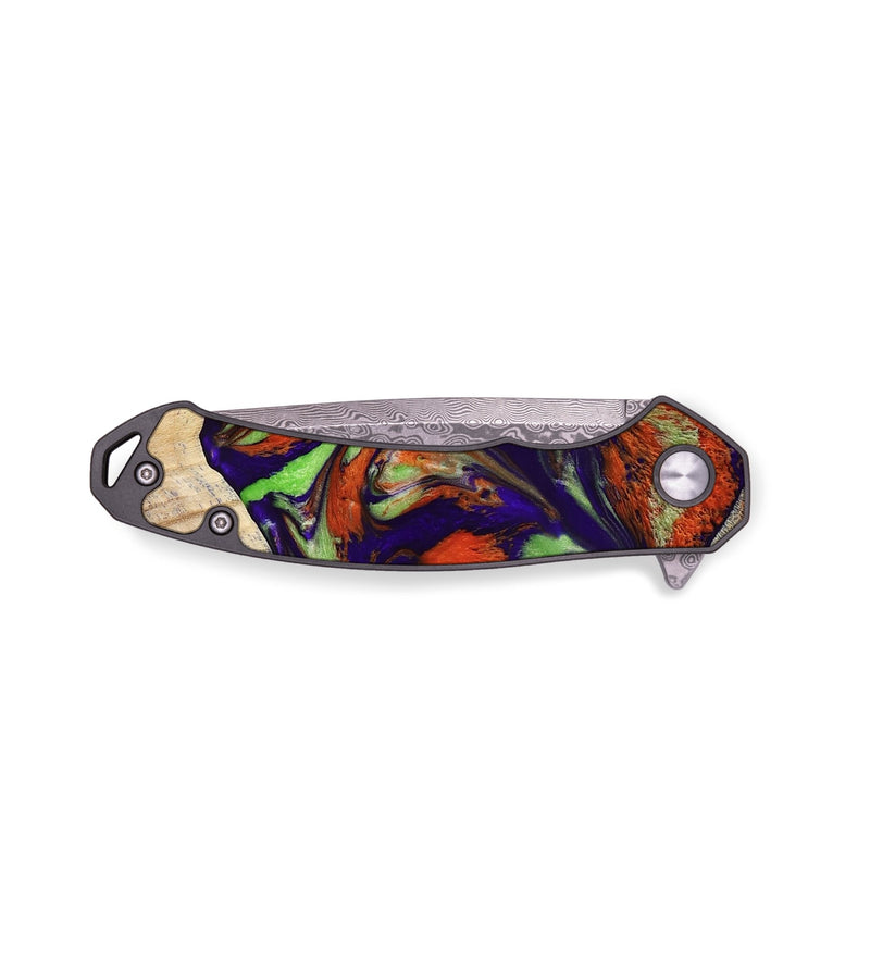 EDC Wood Pocket Knife - Pearlie (Purple, 777986)