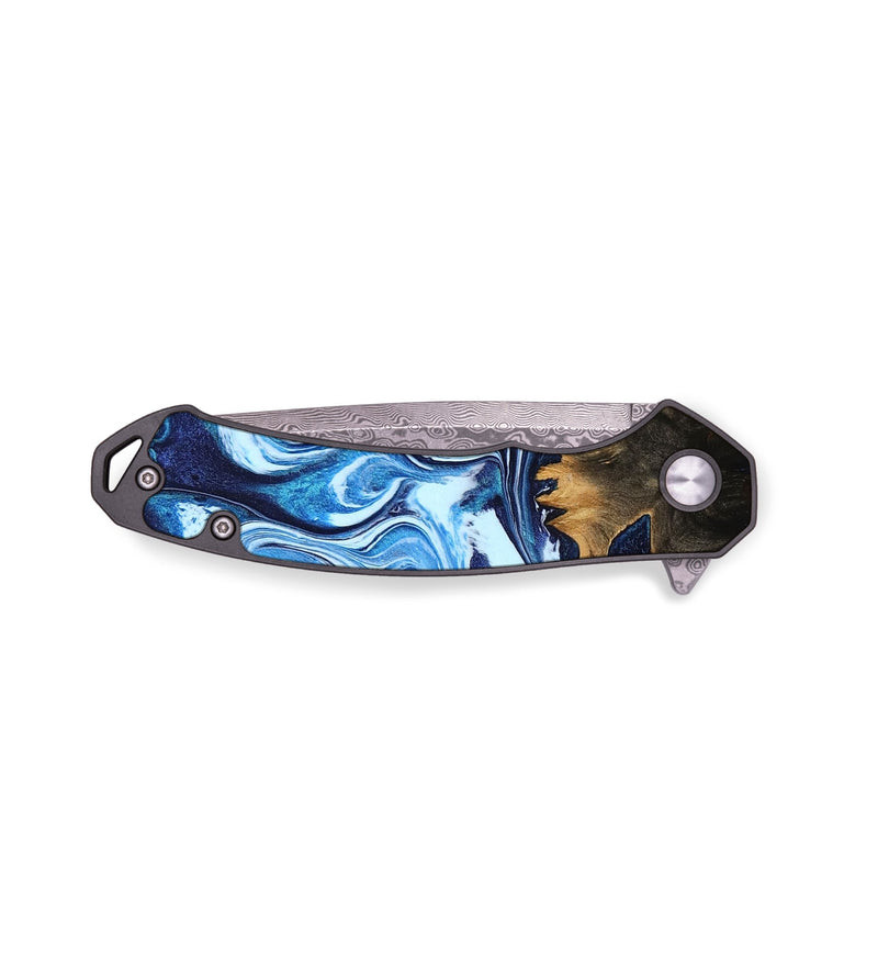 EDC Wood Pocket Knife - Mavis (Blue, 778026)