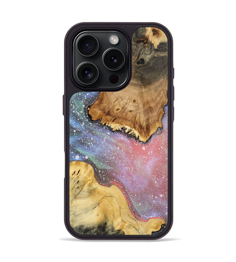 iPhone 16 Pro Wood Phone Case - Geo (Cosmos, 778067)