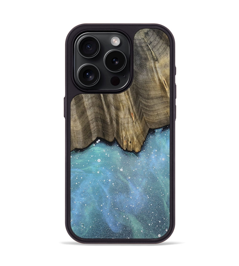 iPhone 15 Pro Wood Phone Case - Isiah (Cosmos, 778077)